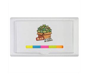 Azeeda 'Mad As A Box of Frogs' Sticky Note Ruler Pad (ST00040706)