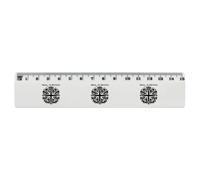 Azeeda 'Mad In Britain' 15cm (6 Inch) White Plastic Ruler (RL00101817)