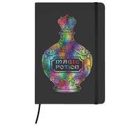 Azeeda 'Magic Potion' Ruled Notebook - Black, A5 (NB00100002)
