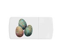Azeeda 'Magical Dragon Eggs' Pill Box with Tablet Splitter (PI00041956)