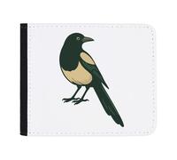 Azeeda 'Magpie Looking Back' Wallet (WL00031577)