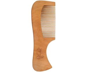 Azeeda 'Maine Coon' Wooden Hair Comb (HA00036854)