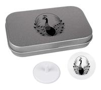 Azeeda 'Majestic Peacock' Golf Markers Gift Set (GO00079142)