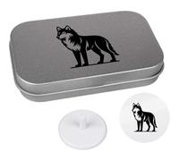 Azeeda 'Majestic Wolf' Golf Markers Gift Set (GO00077307)