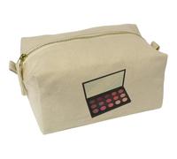 Azeeda 'Makeup Eyeshadow Palette' Canvas Wash Bag/Makeup Case (CS00045010)