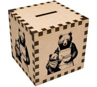 Azeeda 'Mama Bear With Porridge' Money Box/Piggy Bank (MB00118081)