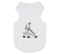 Azeeda 'Man Metal Detecting' Pet Dog/Cat T-Shirt, L (PT00161683)