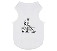 Azeeda 'Man Metal Detecting' Pet Dog/Cat T-Shirt, S (PT00161681)