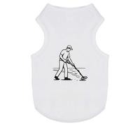 Azeeda 'Man Metal Detecting' Pet Dog/Cat T-Shirt, XS (PT00161680)