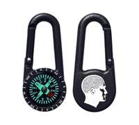 Azeeda 'Man With Electronic Brain' Compass Keyring (KC00044850)