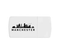 Azeeda 'Manchester Skyline' Pill Box with Splitter (PI00045295)