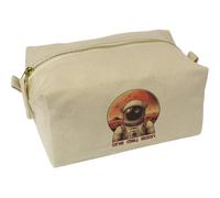 Azeeda 'Mars Astronaut, One Day Soon' Canvas Wash Bag/Makeup Case (CS00045291)