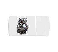 Azeeda 'Mechanical Owl' Pill Box with Tablet Splitter (PI00040749)