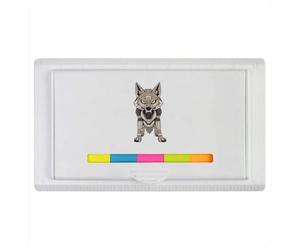 Azeeda 'Mechanical Wolf' Sticky Note Ruler Pad (ST00046343)
