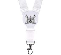 Azeeda 'Medieval Castle Gate' Neck Strap/Lanyard (LY00044760)