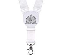 Azeeda 'Medieval Stone Castle' Neck Strap/Lanyard (LY00044756)
