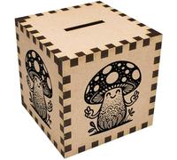 Azeeda 'Meditating Toadstool' Money Box/Piggy Bank (MB00109388)