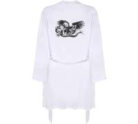 Azeeda Medium 'American Eagle Fighting Chinese Dragon' Adult Dressing Robe/Gown (RO00097242)
