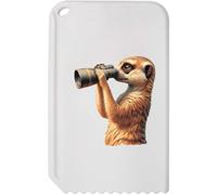 Azeeda 'Meerkat Looking Through Binoculars' Plastic Ice Scraper (IC00048263)