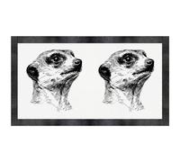 Azeeda 'Meerkat Portrait' Pet Feeding Mat (PM00034361)