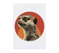 Azeeda 'Meerkat Portrait' Temporary Tattoo - A6 (TO00107447)