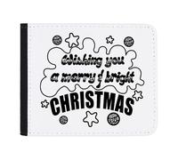 Azeeda 'Merry & Bright Christmas Wishes' Wallet (WL00027379)