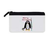 Azeeda 'Merry Christmas Penguins' Pencil Case (PC00053241)