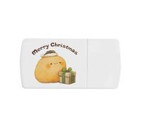 Azeeda 'Merry Christmas Potato' Pill Box with Splitter (PI00045224)