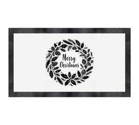 Azeeda 'Merry Christmas Wreath' Pet Feeding Mat (PM00034207)