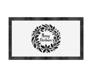 Azeeda 'Merry Christmas Wreath' Pet Feeding Mat (PM00034207)