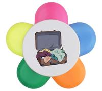 Azeeda 'Messy Suitcase' Flower Shape Highlighter Pen (HL00046536)
