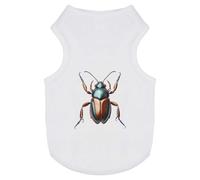 Azeeda 'Metallic Beetle' Pet Dog/Cat T-Shirt, L (PT00177343)