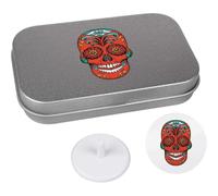 Azeeda 'Mexican Sugar Skull' Golf Markers Gift Set (GO00075219)