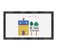 Azeeda 'Mi Casa Es Su Casa' Pet Feeding Mat (PM00034816)