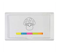 Azeeda 'Mike The Mushroom Outline' Sticky Note Ruler Pad (ST00044142)