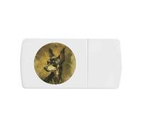 Azeeda 'Miniature Pinscher' Pill Box with Splitter (PI00045896)