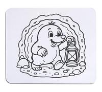 Azeeda 'Mole Carrying Lantern Exploring Tunnel' Mouse Mat/Desk Pad (MO00048230)