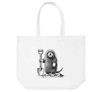 Azeeda 'Mole Digging With Shovel' Tote Shopping Bag For Life (BG00081460)