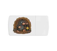 Azeeda 'Mole Walking with Lantern' Pill Box with Splitter (PI00045121)