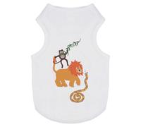 Azeeda 'Monkey Business In The Jungle ' Pet Dog/Cat T-Shirt, L (PT00145983)