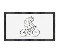 Azeeda 'Monster on Bike' Pet Feeding Mat (PM00035027)