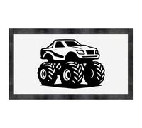 Azeeda 'Monster Truck' Pet Feeding Mat (PM00031146)