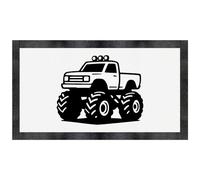 Azeeda 'Monster Truck' Pet Feeding Mat (PM00032768)