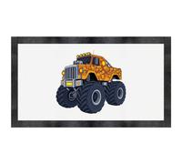 Azeeda 'Monster Truck' Pet Feeding Mat (PM00039879)