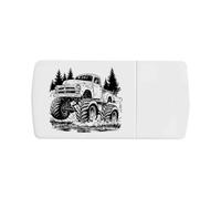 Azeeda 'Monster Truck' Pill Box with Splitter (PI00045559)