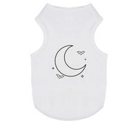 Azeeda 'Moon & Bats' Pet Dog/Cat T-Shirt, S (PT00191317)