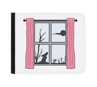 Azeeda 'Moon Gazing Hare Through Window' Wallet (WL00028095)
