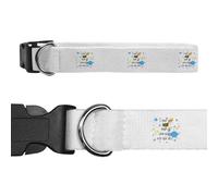 Azeeda 'More Than All The Stars' Dog Collar - White, L (PR00083142)