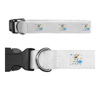 Azeeda 'More Than All The Stars' Dog Collar - White, S (PR00083141)