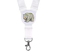Azeeda 'Mossy Stone Bear' Neck Strap/Lanyard (LY00045254)